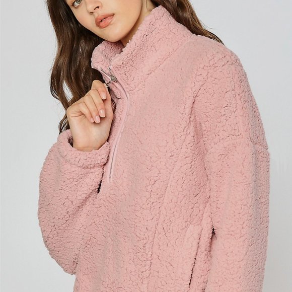 Sherpa Half Zip Jacket - Picture 2 of 5